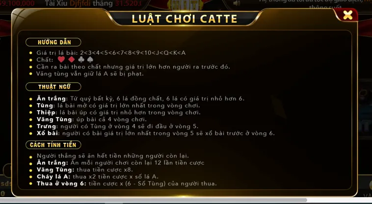 Đỉnh Cao Game Bài Catte Tại HitClub Sân Chơi Uy Tín Bậc Nhất