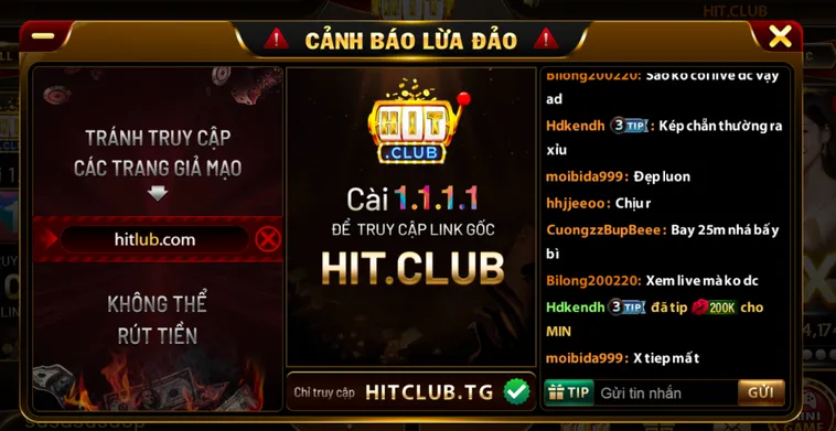Cảnh Báo Bị Lừa Đảo Khi Tham Gia HitClub Giả Mạo