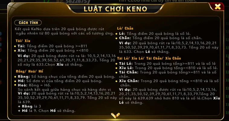 Keno Tại HitClub Sân Chơi Quay Số Trực Tuyến Đẳng Cấp Nhất Hiện Nay