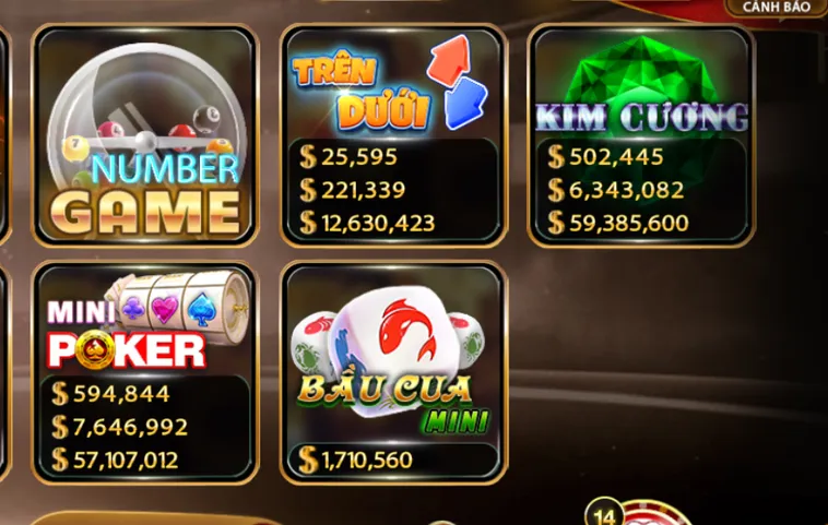 Sảnh Minigame HitClub Sân Chơi Giải Trí Đỉnh Cao