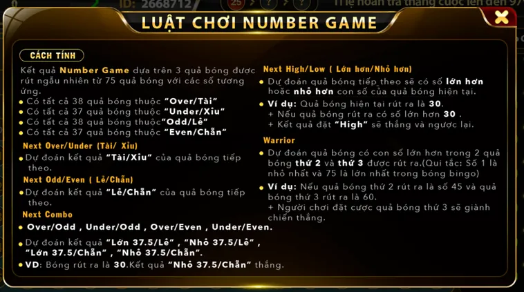 Number Game Tại HitClub Nền Tảng Giải Trí Trực Tuyến Đỉnh Cao Hiện Nay