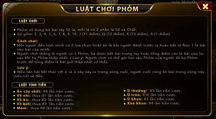 Đánh Giá Chi Tiết Phỏm Tại HitClub Với Tỷ Lệ Thưởng Cực Khủng