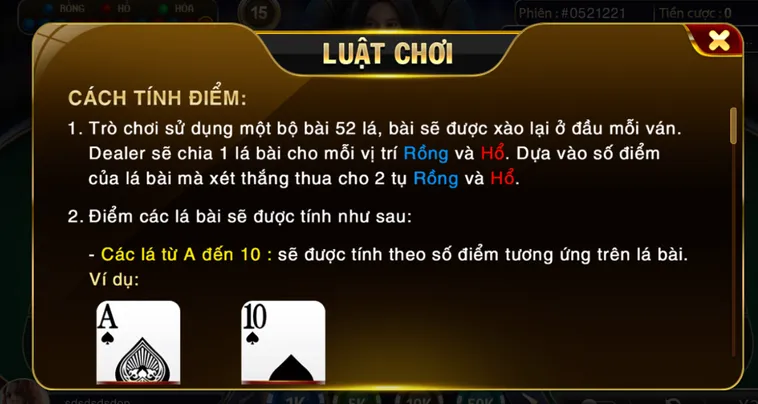 Rồng Hổ Tại HitClub Sân Chơi Cá Cược Đẳng Cấp Với Tỷ Lệ Thắng Cực Khủng
