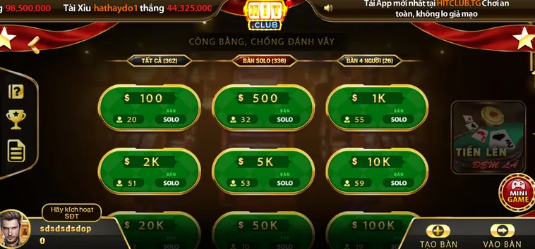 Khám Phá Đỉnh Cao Trò Chơi Tiến Lên Đếm Lá Tại HitClub Danh Tiếng