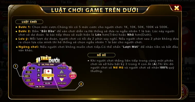 Khám Phá Siêu Phẩm Minigame Trên Dưới Tại HitClub Hấp Dẫn Nhất